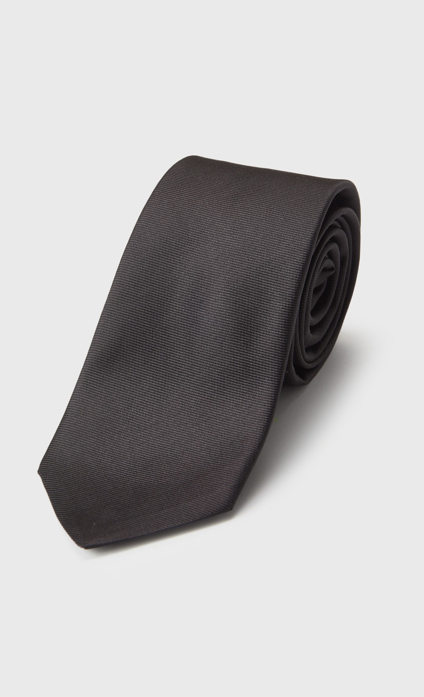 Cravate noir unie Arrow
