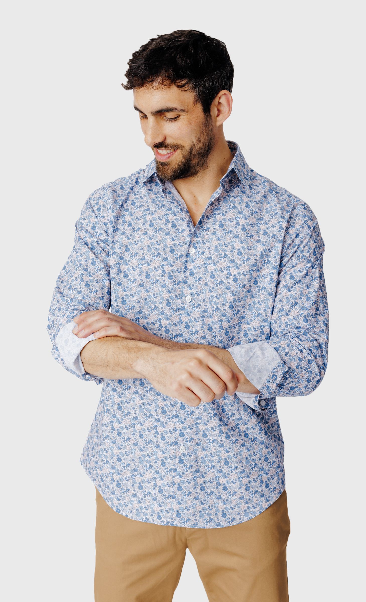 Chemisier Cyrillus Liberty - Motif Fleurs - Taille 44 (L) - Coton - Neuf Avec étiquettes