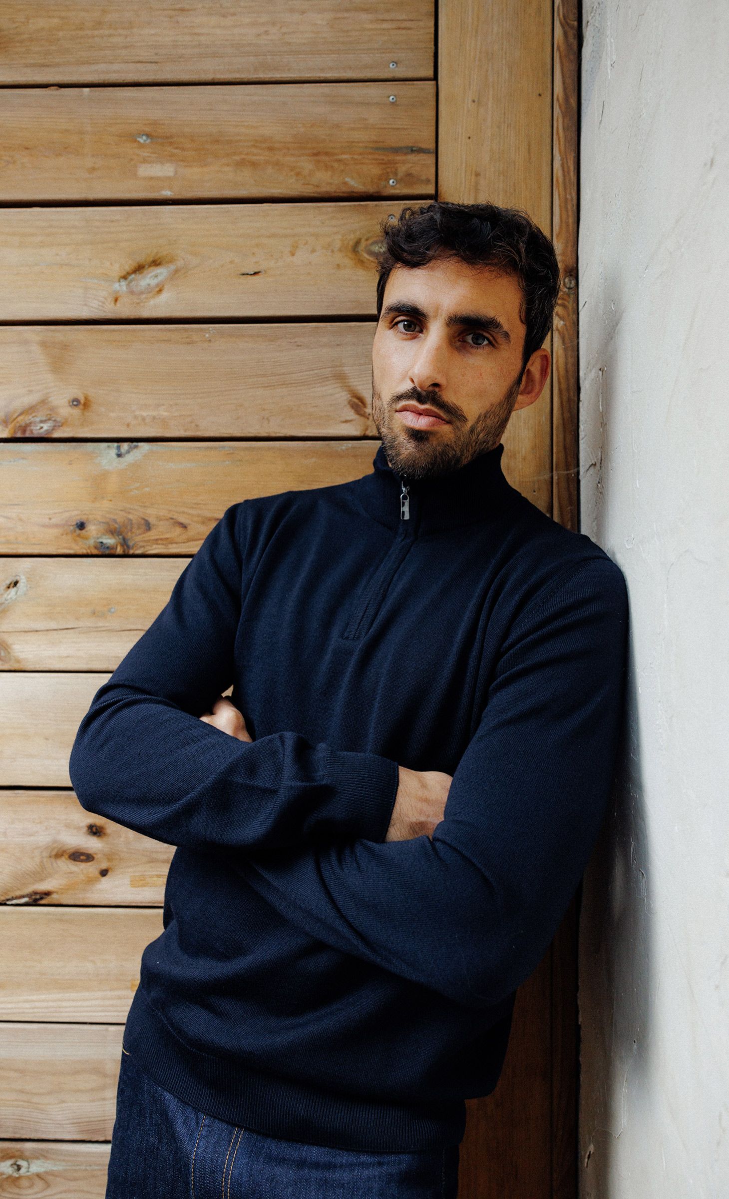 Pull En Laine Mérinos Bleu J. Jill – Taille S – Occasion Très Bon état
