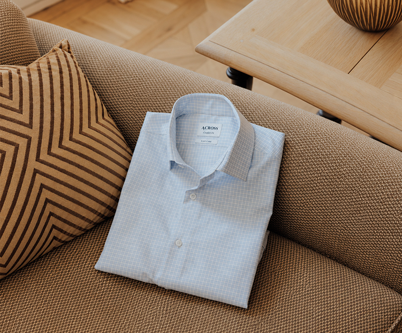 Chemise ACROSS Confort Fit pliée à plat